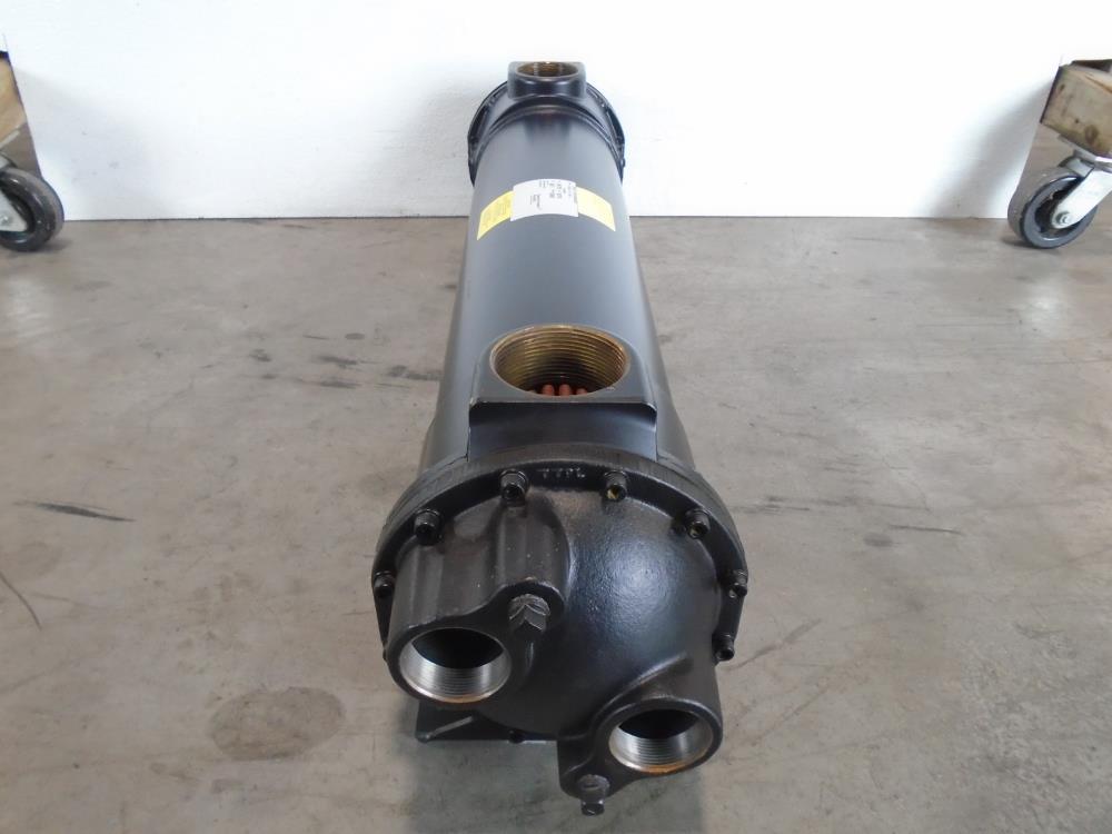 Thermal Transfer Shell and Tube Heat Exchanger, Copper Tubes, A-1636-3-6-F-BR-Z